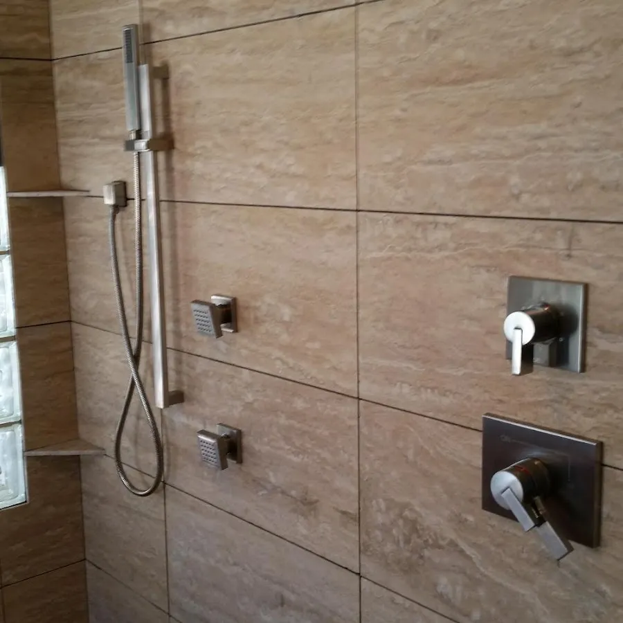 Shower fixture installation for Water Heater Replacement in Fairbanks